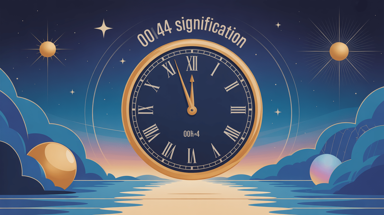 00h44 signification illustration spiritualité horloge astral