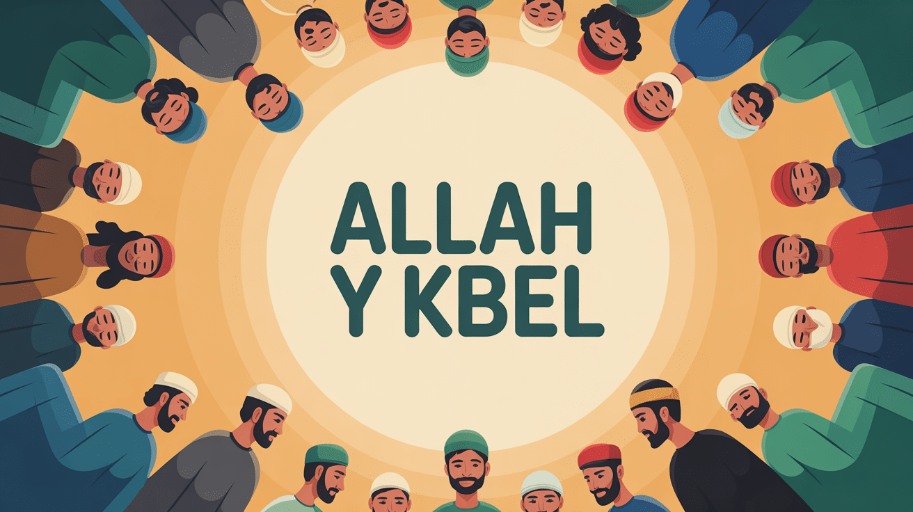 illustration allah y kbel ambiance spirituelle communautaire