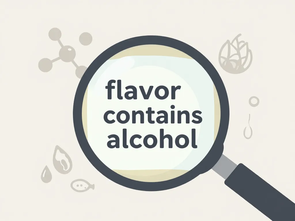 arome contient alcool halal ou haram lecture étiquette zoom