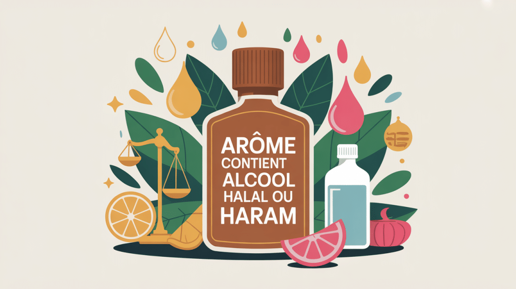 arome contient alcool halal ou haram visuel principal educatif