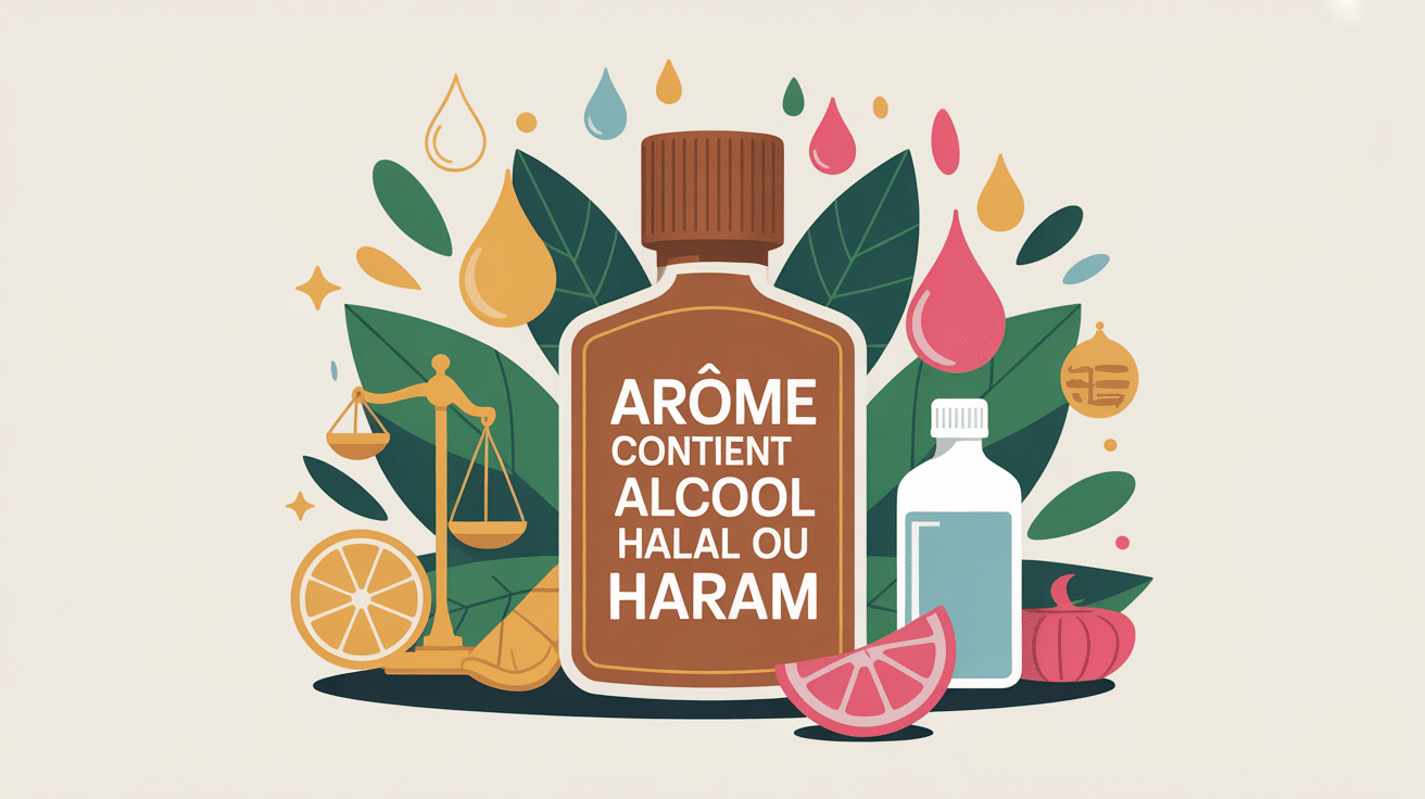arome contient alcool halal ou haram visuel principal educatif