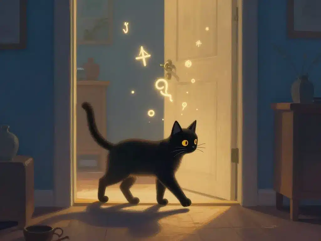 chat qui vient chez moi : signification spirituelle chat mystérieux entrée maison