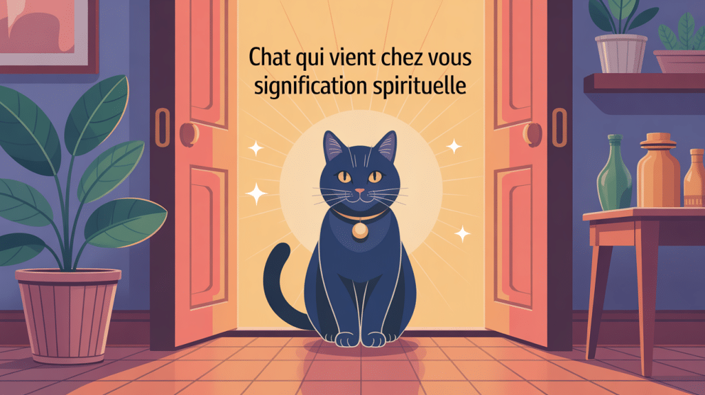 chat qui vient chez moi : signification spirituelle image principale