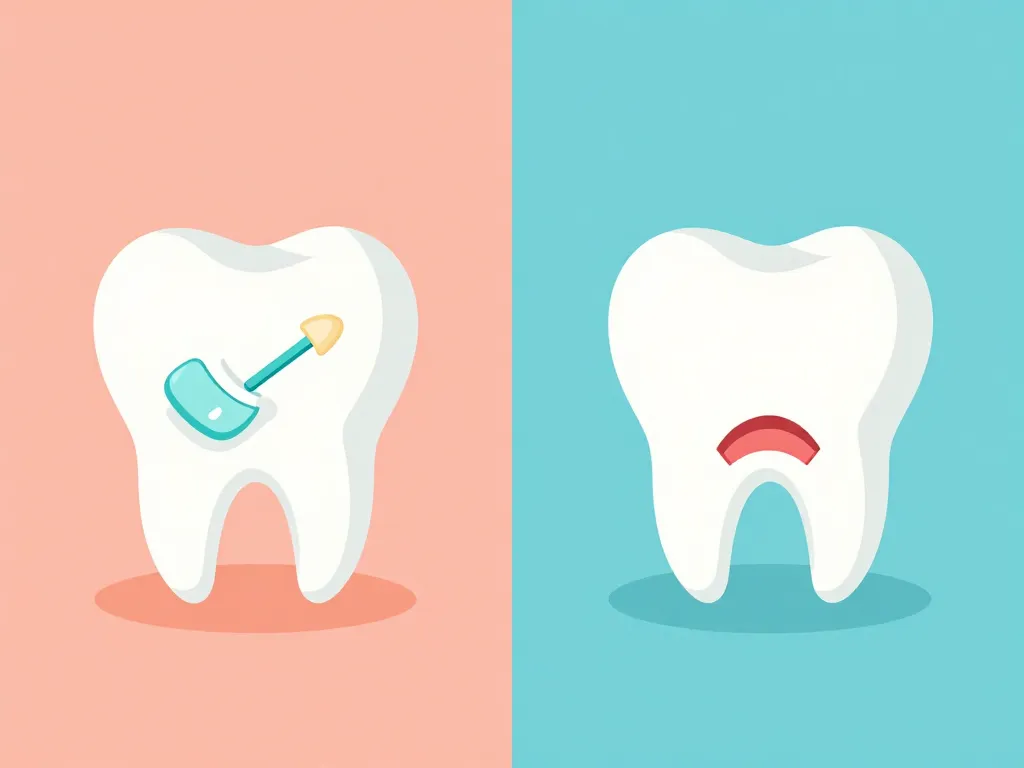 Dent cassée : que faire en attendant le dentiste, schéma des bonnes et mauvaises pratiques