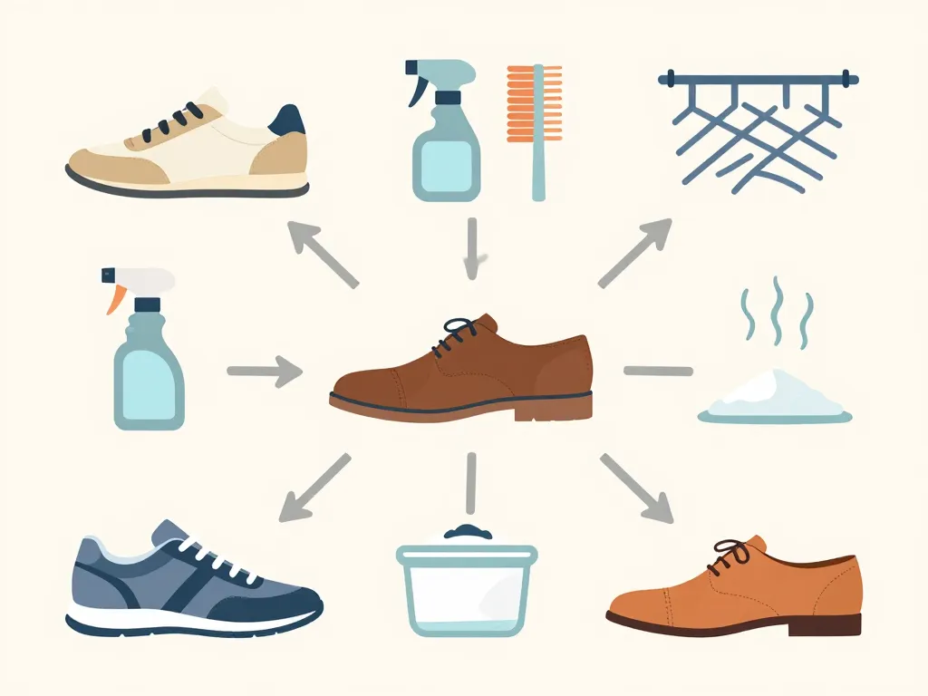 désinfecter les chaussures méthodes nettoyage