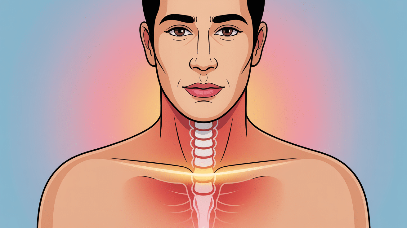 illustration douleur nombril 1 mois après coelioscopie torse suivi médical