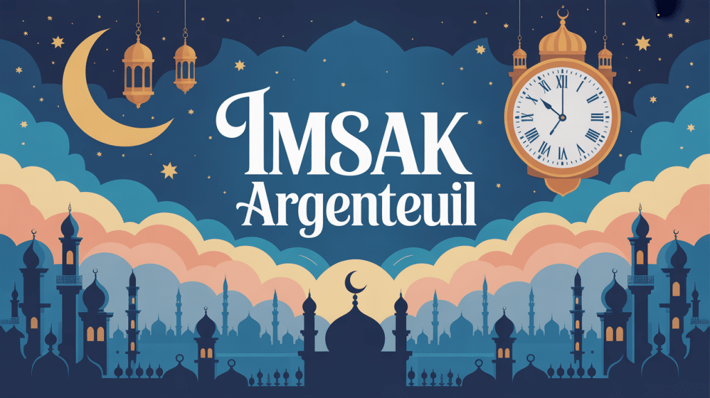 illustration ramadan imsak argenteuil ciel horloge