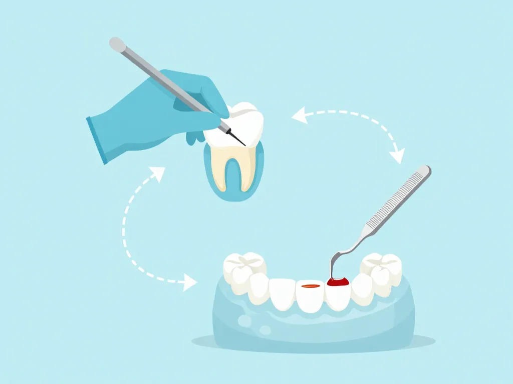 schéma étapes pose inlay onlay