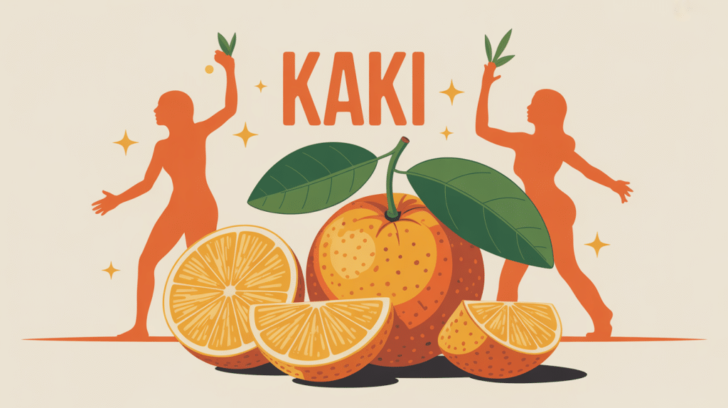 Illustration kaki danger santé alimentation