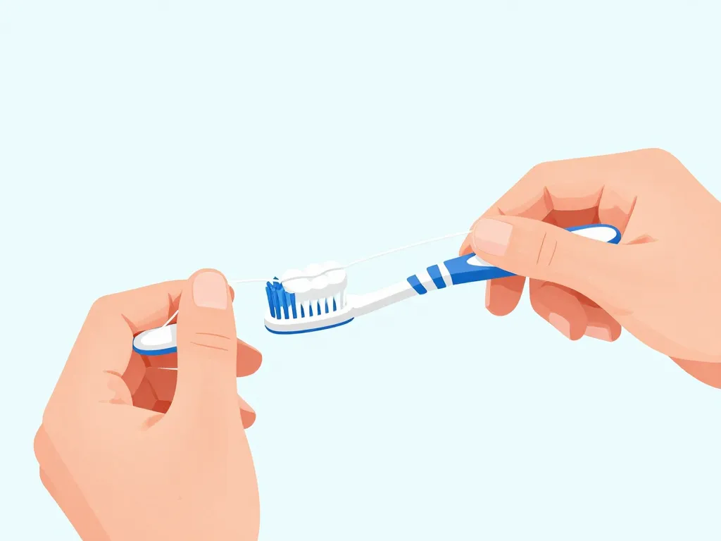 illustration limage des dents gestes quotidiens