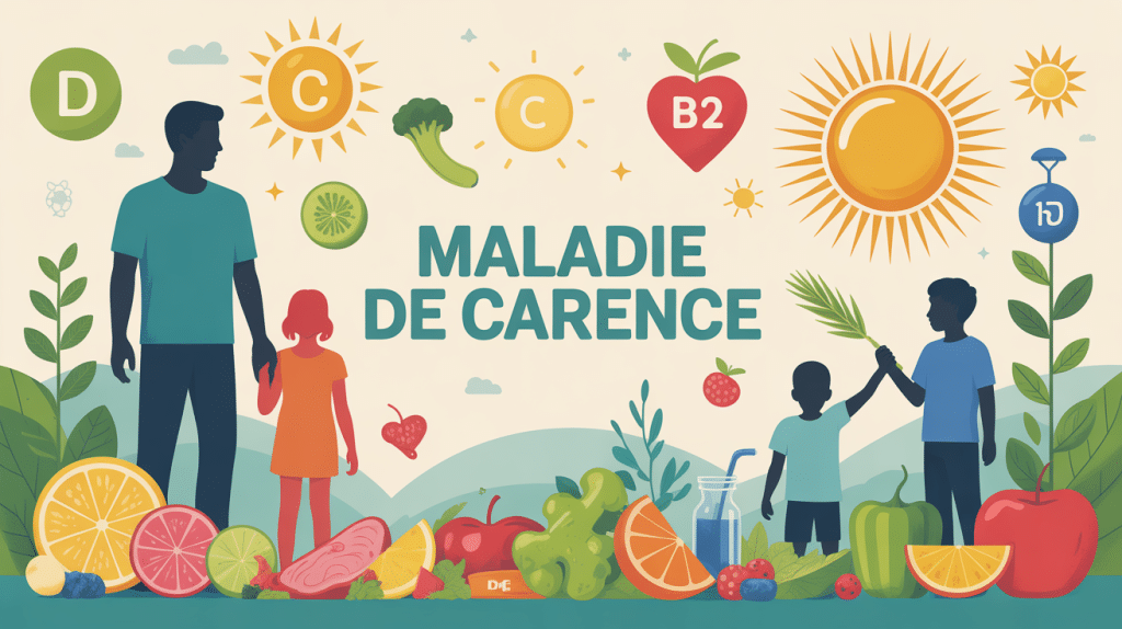 illustration globale maladie de carence en 8 lettres enfants adultes