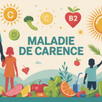 illustration globale maladie de carence en 8 lettres enfants adultes