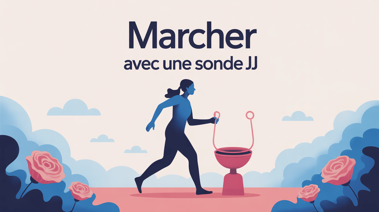 peut on marcher avec une sonde jj image rétablissement urinaire