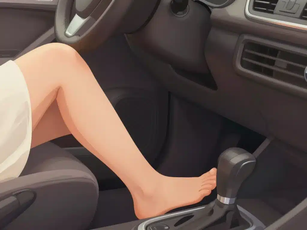 Test aptitude conduite après fracture malléole, freinage en sécurité