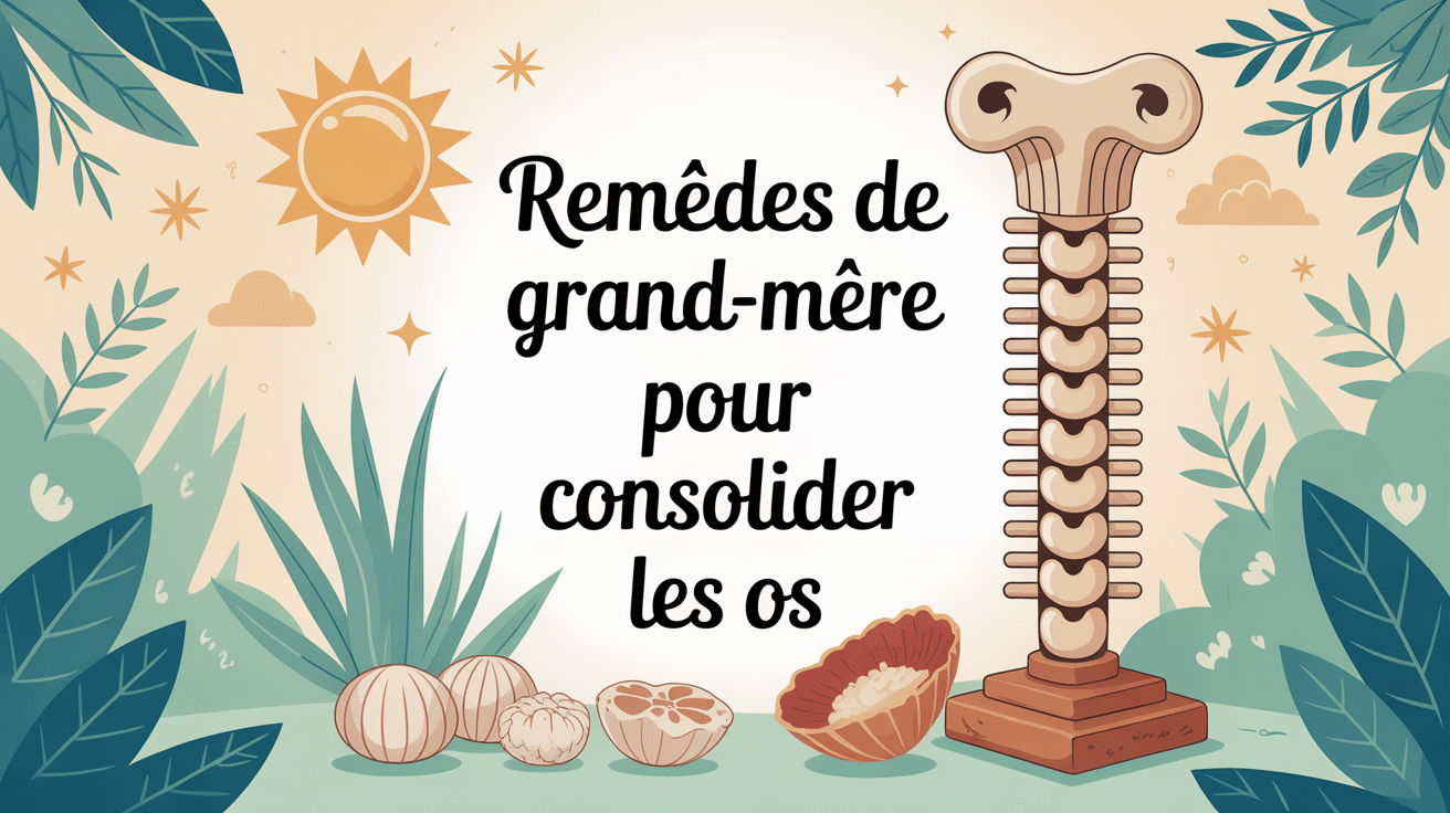 remède de grand-mère pour consolider les os, image santé osseuse, coquille d'œuf et plantes