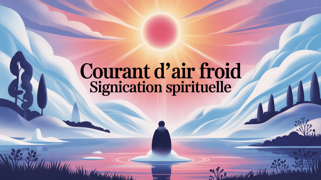 Sentir un courant d'air froid signification spirituelle ambiance invisible