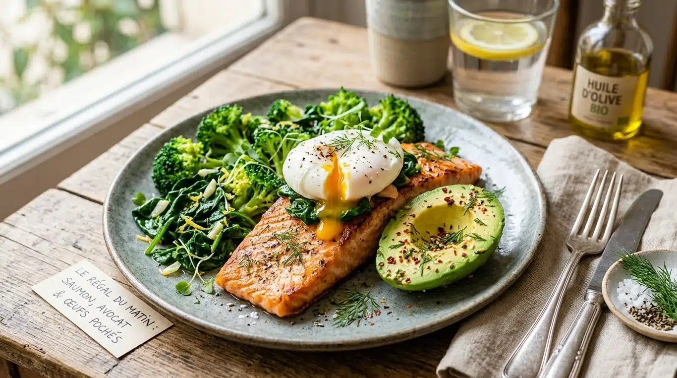 Assiette équilibrée et saine pour un régime sans sucre