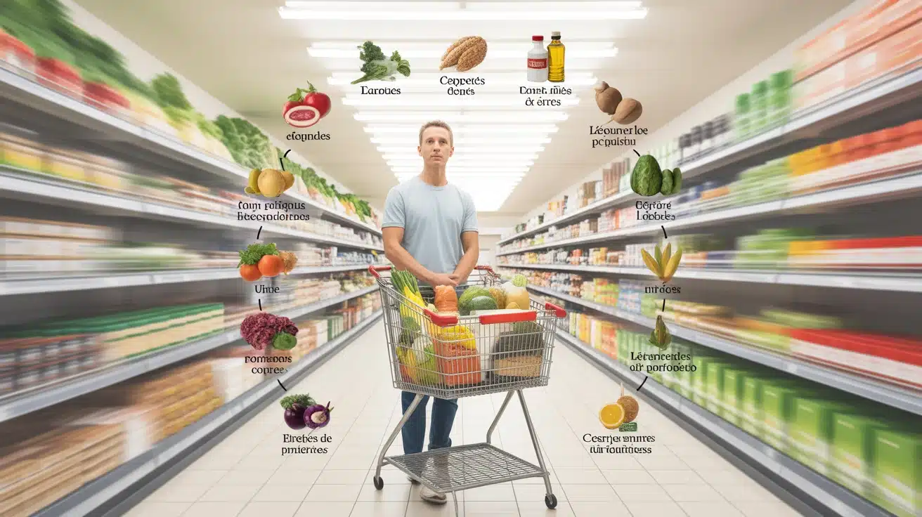 Liste de courses healthy : panier pour manger sain