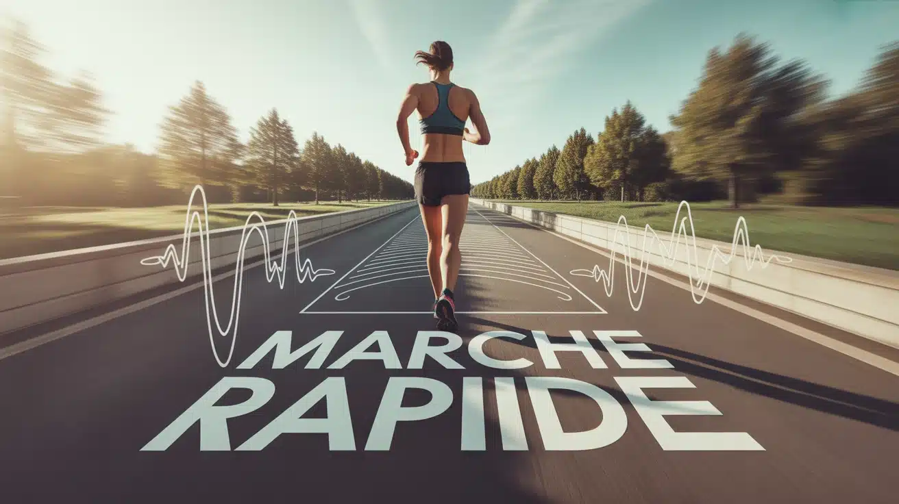 Marche rapide : silhouette sportive et technique