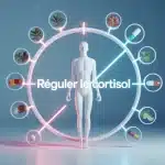 Illustration : réguler le cortisol pour réduire le stress