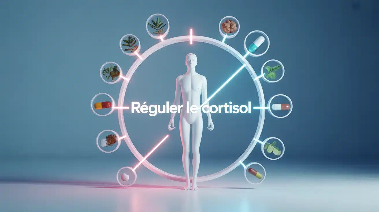 Illustration : réguler le cortisol pour réduire le stress