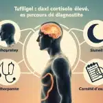 Taux de cortisol élevé, parcours de diagnostic médical