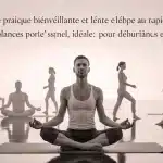 Yoga doux : posture apaisante