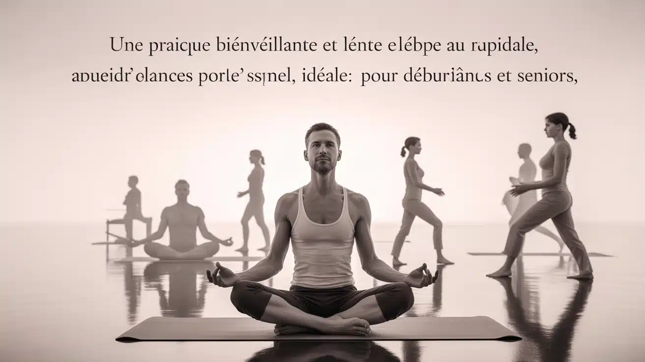 Yoga doux : posture apaisante