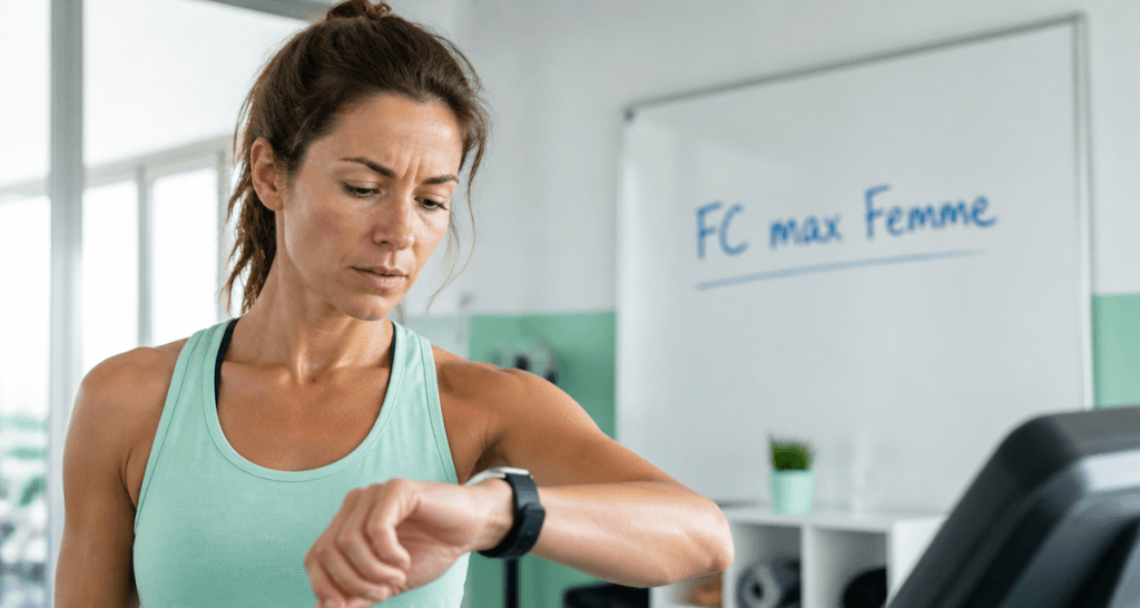 calcul fc max femme sur tapis de course