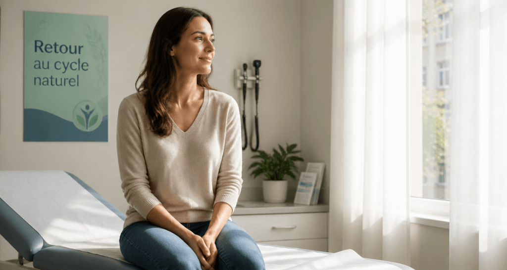 cycle perturbé après retrait stérilet cuivre, femme cabinet médical