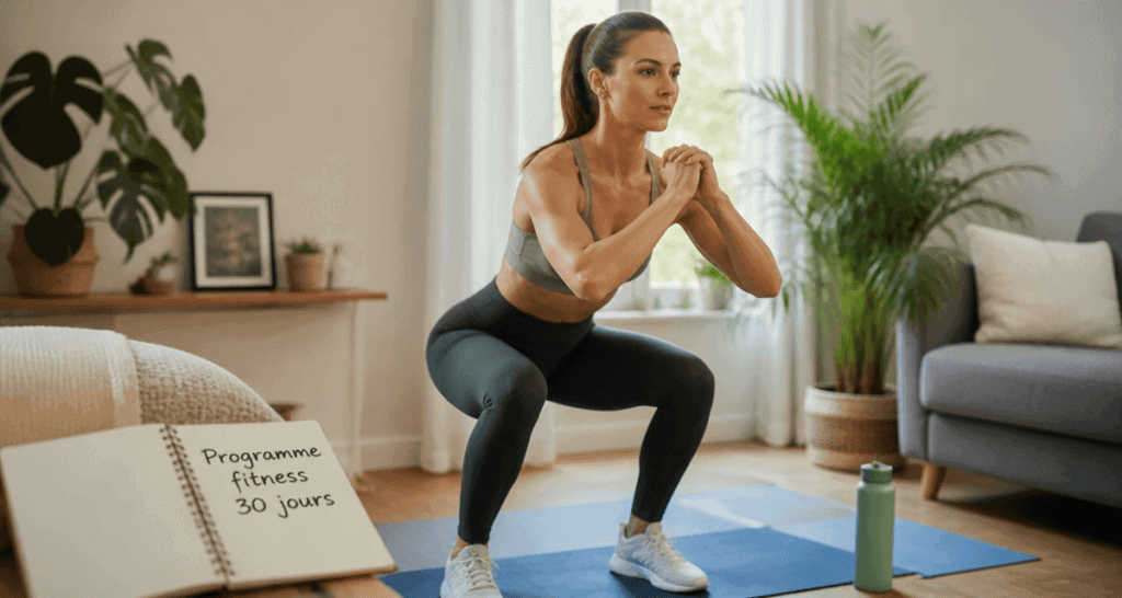 femmes fitness squat salon programme 30 jours