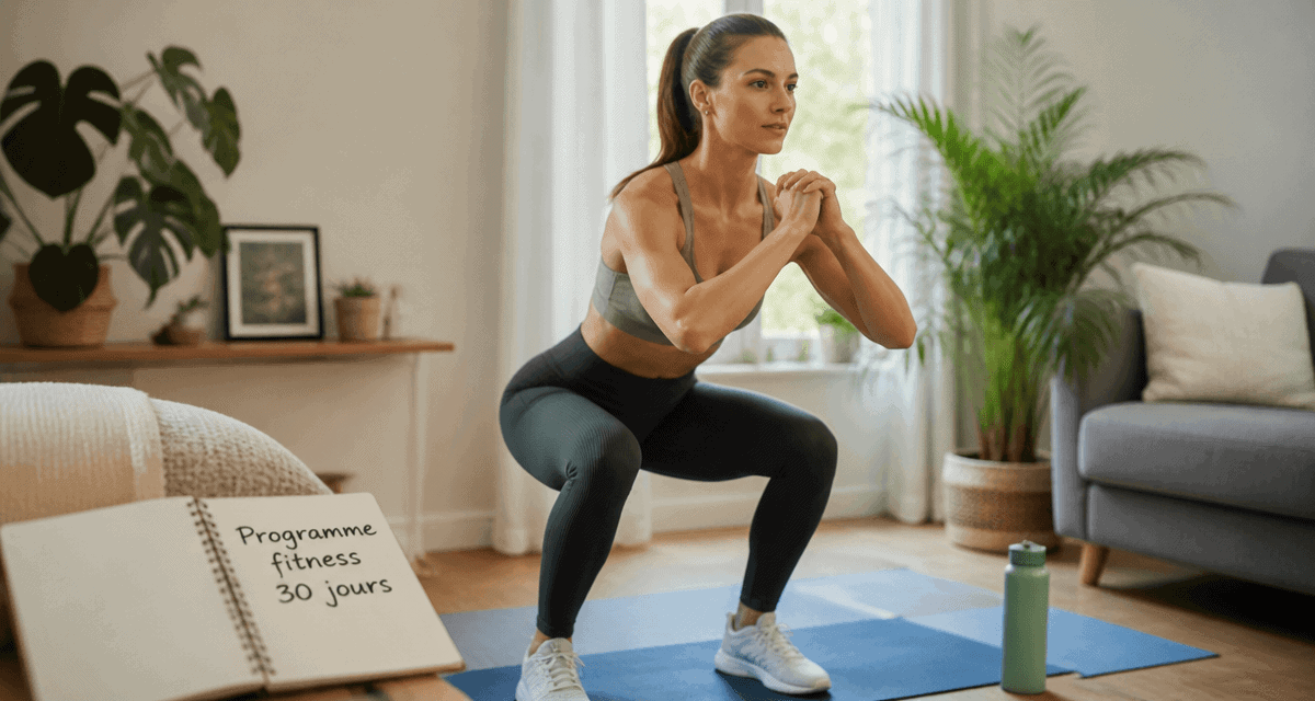 femmes fitness squat salon programme 30 jours