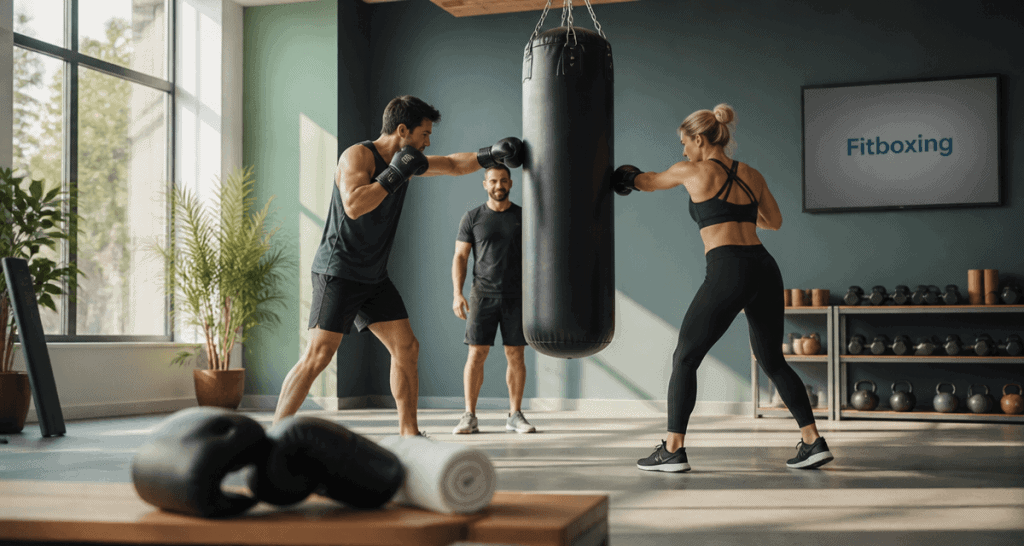 fitboxing entraînement homme femme coach