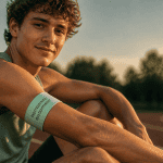 Jeune sportif détente hormone du bonheur sport