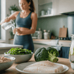 maigrir du ventre alimentation bol quinoa légumes poisson