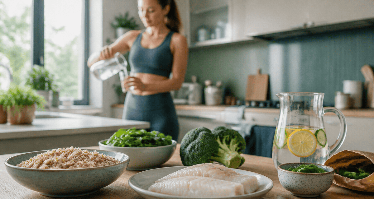 maigrir du ventre alimentation bol quinoa légumes poisson