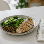 Maigrir vite et bien assiette saine protéines légumes