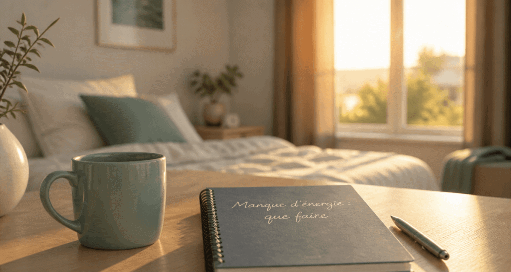 manque d energie que faire tasse carnet