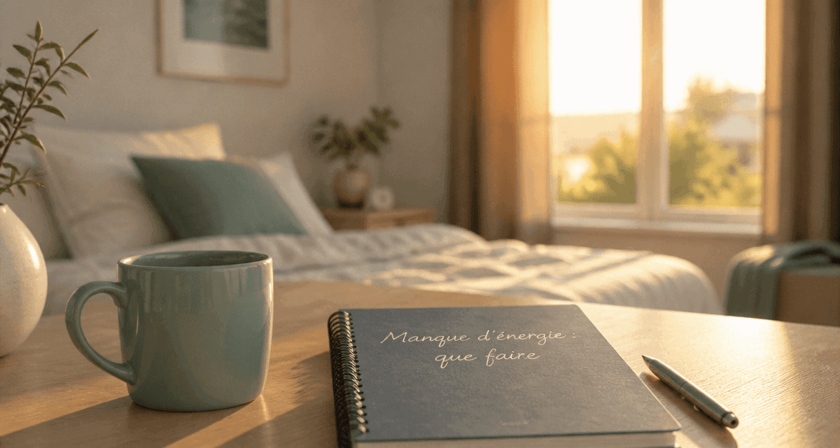 manque d energie que faire tasse carnet