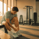 musculation le matin jeune homme salle de sport