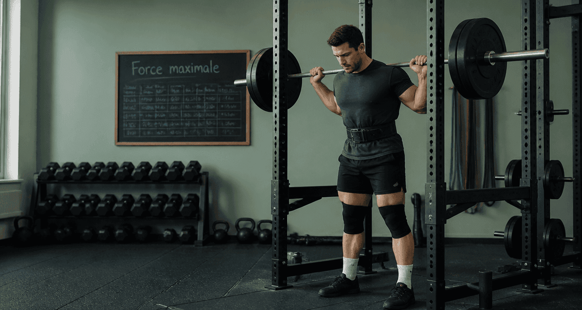 musculation pour la force athlète squat
