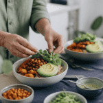 nourriture healthy bol quinoa légumes