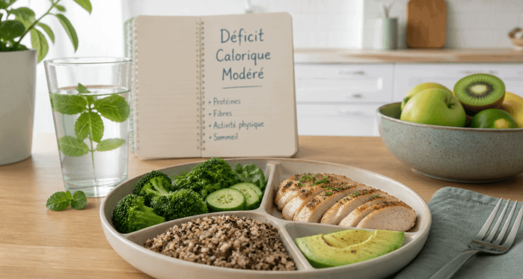 nutrition perdre du poids assiette équilibrée