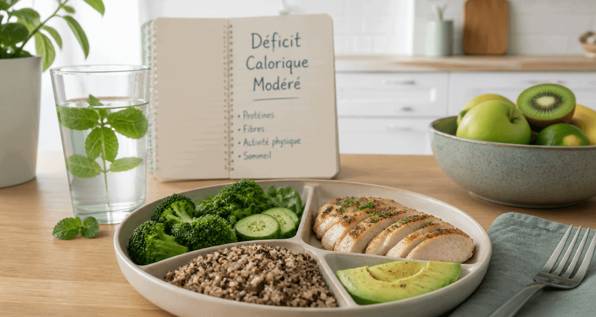 nutrition perdre du poids assiette équilibrée