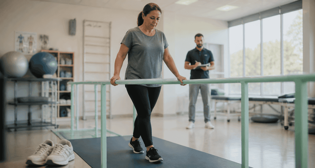 perte de poids et douleurs articulaires femme rééducation