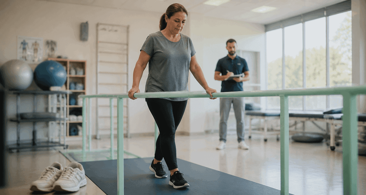 perte de poids et douleurs articulaires femme rééducation
