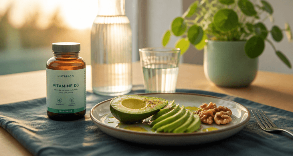 Pourquoi prendre la vitamine D le soir flacon et aliments