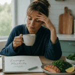 retrouver de l energie mentale femme fatiguée tisane cuisine