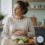 taux de cortisol eleve et ventre gonfle femme