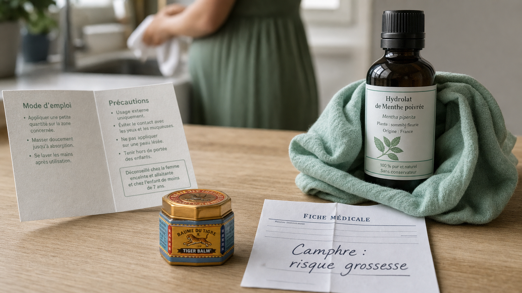Baume du tigre pour femme enceinte : risques pour le fœtus